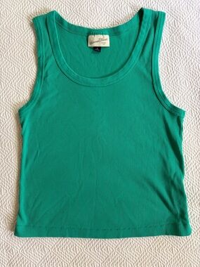 Universal Thread Teal Ribbed Scoop Tank